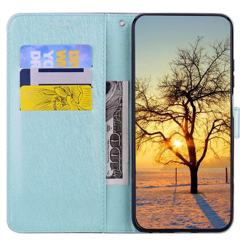 Redmi9T Magnetic Leather Phone Case on For Xiaomi Redmi 9T 9AT 9A 9C NFC Redmi9 9 T A Power 9Prime Wallet Book Cute Cover Colorful Premium Leather Wrist Strap Viewing Stand Magnetic Folio Inner Protective Flip Cover