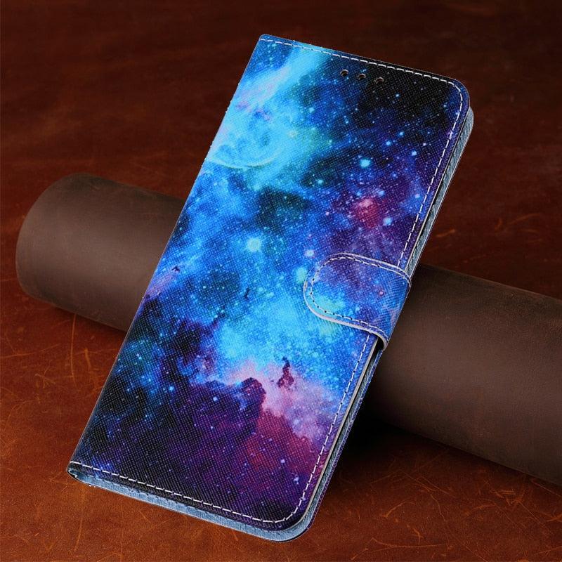 Redmi9T Magnetic Leather Phone Case on For Xiaomi Redmi 9T 9AT 9A 9C NFC Redmi9 9 T A Power 9Prime Wallet Book Cute Cover Colorful Premium Leather Wrist Strap Viewing Stand Magnetic Folio Inner Protective Flip Cover