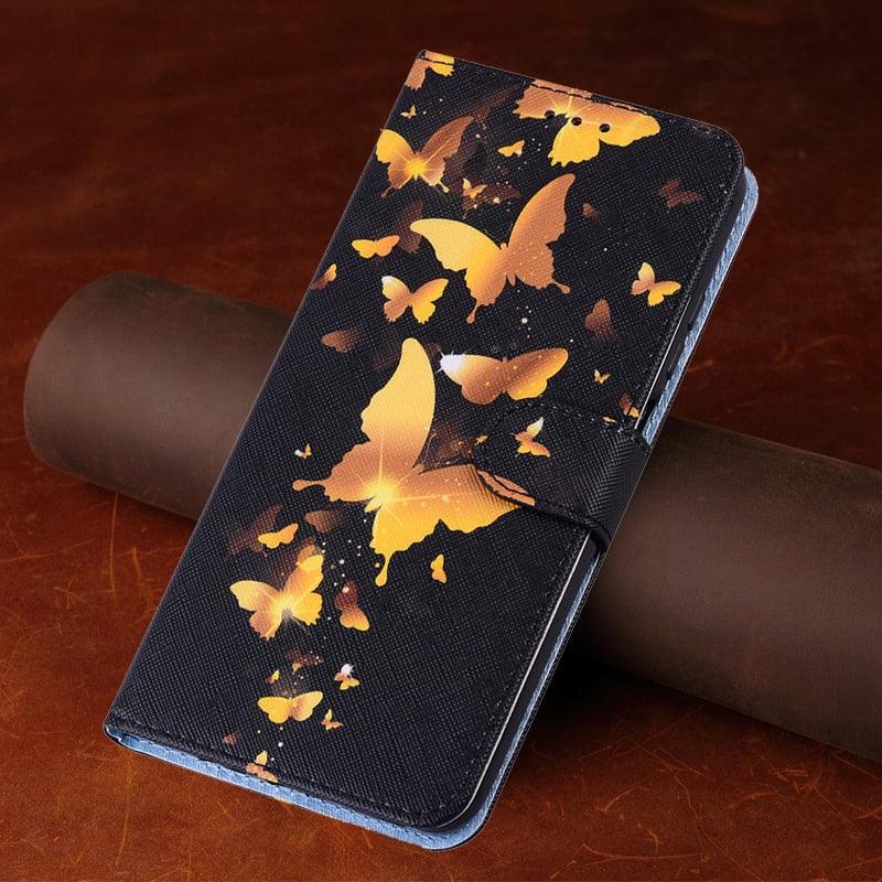 Redmi9T Magnetic Leather Phone Case on For Xiaomi Redmi 9T 9AT 9A 9C NFC Redmi9 9 T A Power 9Prime Wallet Book Cute Cover Colorful Premium Leather Wrist Strap Viewing Stand Magnetic Folio Inner Protective Flip Cover