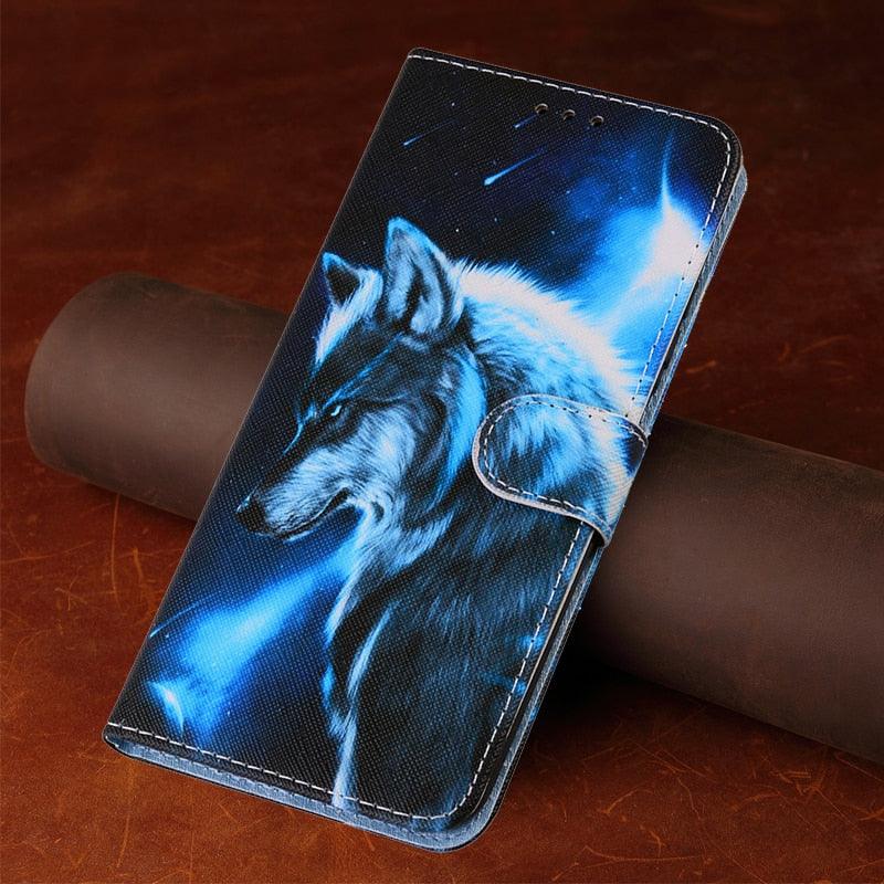 Redmi9T Magnetic Leather Phone Case on For Xiaomi Redmi 9T 9AT 9A 9C NFC Redmi9 9 T A Power 9Prime Wallet Book Cute Cover Colorful Premium Leather Wrist Strap Viewing Stand Magnetic Folio Inner Protective Flip Cover