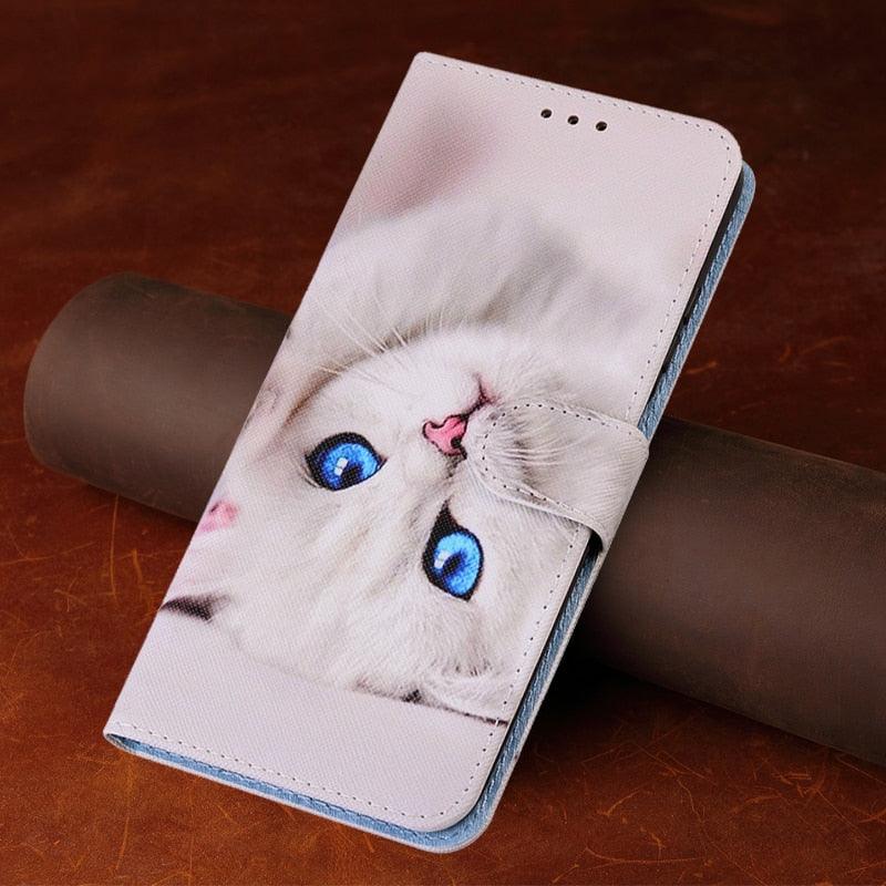 Redmi9T Magnetic Leather Phone Case on For Xiaomi Redmi 9T 9AT 9A 9C NFC Redmi9 9 T A Power 9Prime Wallet Book Cute Cover Colorful Premium Leather Wrist Strap Viewing Stand Magnetic Folio Inner Protective Flip Cover