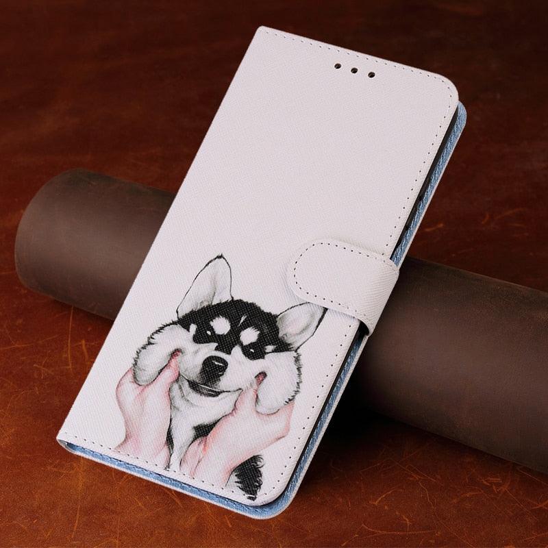 Redmi9T Magnetic Leather Phone Case on For Xiaomi Redmi 9T 9AT 9A 9C NFC Redmi9 9 T A Power 9Prime Wallet Book Cute Cover Colorful Premium Leather Wrist Strap Viewing Stand Magnetic Folio Inner Protective Flip Cover