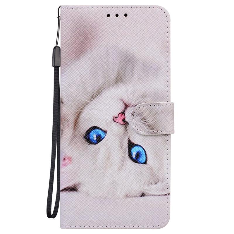 Redmi9T Magnetic Leather Phone Case on For Xiaomi Redmi 9T 9AT 9A 9C NFC Redmi9 9 T A Power 9Prime Wallet Book Cute Cover Colorful Premium Leather Wrist Strap Viewing Stand Magnetic Folio Inner Protective Flip Cover