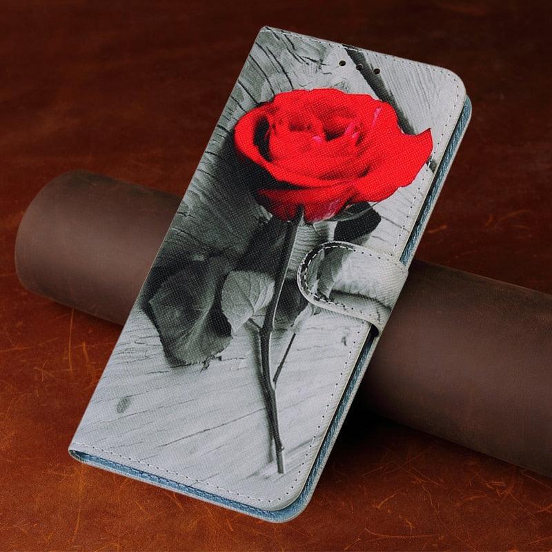 Redmi9T Magnetic Leather Phone Case on For Xiaomi Redmi 9T 9AT 9A 9C NFC Redmi9 9 T A Power 9Prime Wallet Book Cute Cover Colorful Premium Leather Wrist Strap Viewing Stand Magnetic Folio Inner Protective Flip Cover