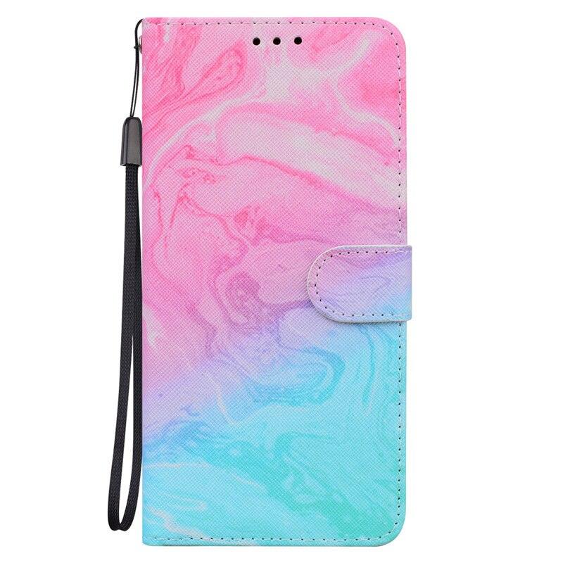 Redmi9T Magnetic Leather Phone Case on For Xiaomi Redmi 9T 9AT 9A 9C NFC Redmi9 9 T A Power 9Prime Wallet Book Cute Cover Colorful Premium Leather Wrist Strap Viewing Stand Magnetic Folio Inner Protective Flip Cover