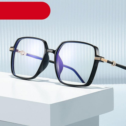 Reflect And Filter Blue Light Stylish Ultralight TR90 Anti Blue Light Reading Glasses For Men And Women Frame Transparent Square Oversize Eyeglasses Unisex Glasses