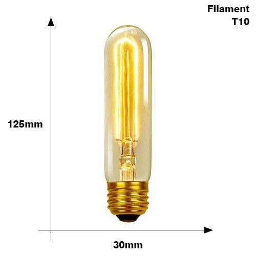 Retro Edison Bulb ST64 A19 T45 G80 G95 G125 Incandescent Light Bulb E27 220V 40W filament bulb lighting tubes Edison
