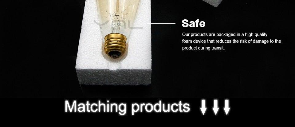 Retro Edison Bulb ST64 A19 T45 G80 G95 G125 Incandescent Light Bulb E27 220V 40W filament bulb lighting tubes Edison