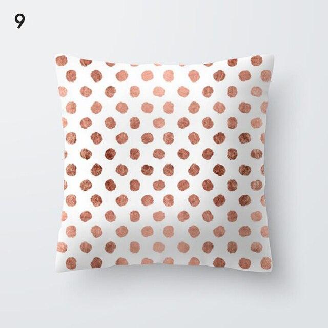 Rose Gold Beautiful Pillow Cover Cushion Home Decorative Colorful Print Cozy Pillow Cases Pineapple Pink Cushion Cover