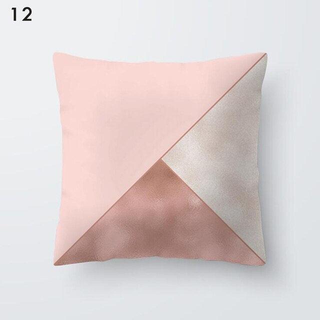 Rose Gold Beautiful Pillow Cover Cushion Home Decorative Colorful Print Cozy Pillow Cases Pineapple Pink Cushion Cover