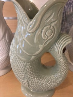 Ceramic Gurgle Jug – Fish-Shaped Nautical Pitcher Drinkware