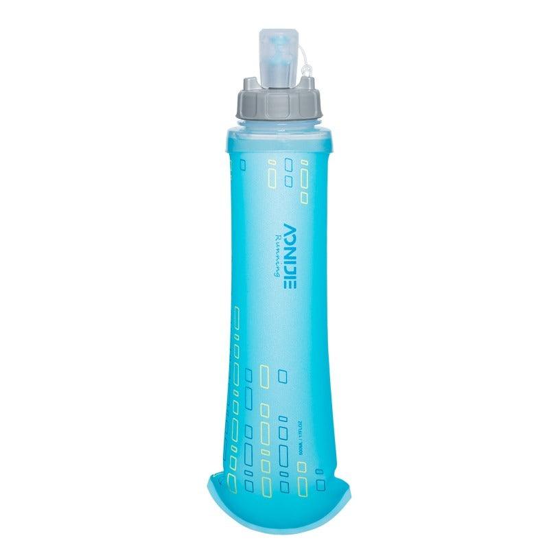 SD24 500ML Sports Hydration Experts Kettle BPA Free Soft Flask Water Bottle Mode Pull Switch Or Rotary Switch Soft Flask Collapsible Sports Water Bottle for Hydration Pack for Running Hiking Cycling Climbing