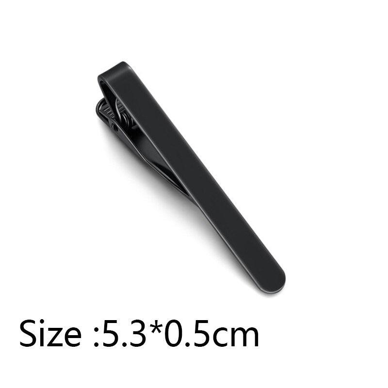 Simple Tie Clip Men Metal Copper Necktie Bar Clip Gold Silver Black 3 Bright Colors Best Gifts For Your Father Lover And Friends  Simple Classic Bar Clasp Practical Necktie Accessories Fashion Men Tie Clips Luxury Clothing Jewelry