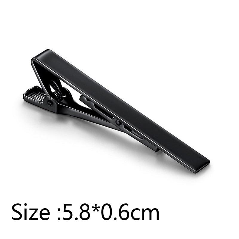 Simple Tie Clip Men Metal Copper Necktie Bar Clip Gold Silver Black 3 Bright Colors Best Gifts For Your Father Lover And Friends  Simple Classic Bar Clasp Practical Necktie Accessories Fashion Men Tie Clips Luxury Clothing Jewelry