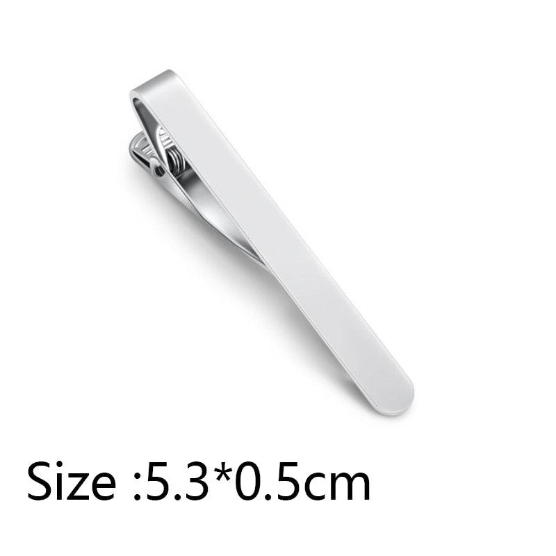 Simple Tie Clip Men Metal Copper Necktie Bar Clip Gold Silver Black 3 Bright Colors Best Gifts For Your Father Lover And Friends  Simple Classic Bar Clasp Practical Necktie Accessories Fashion Men Tie Clips Luxury Clothing Jewelry