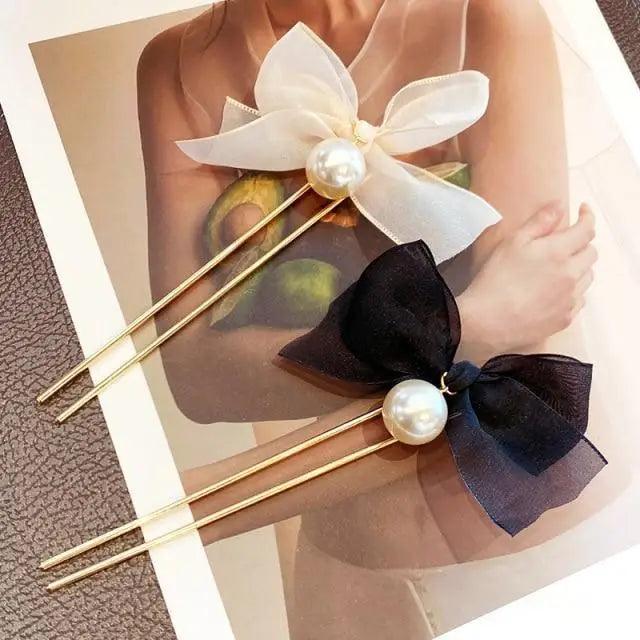 Simple Women Hair Stick Vintage Hair Clip Hairstyle U Shape Design Hairpin Girl Ponytail Hair Accessories