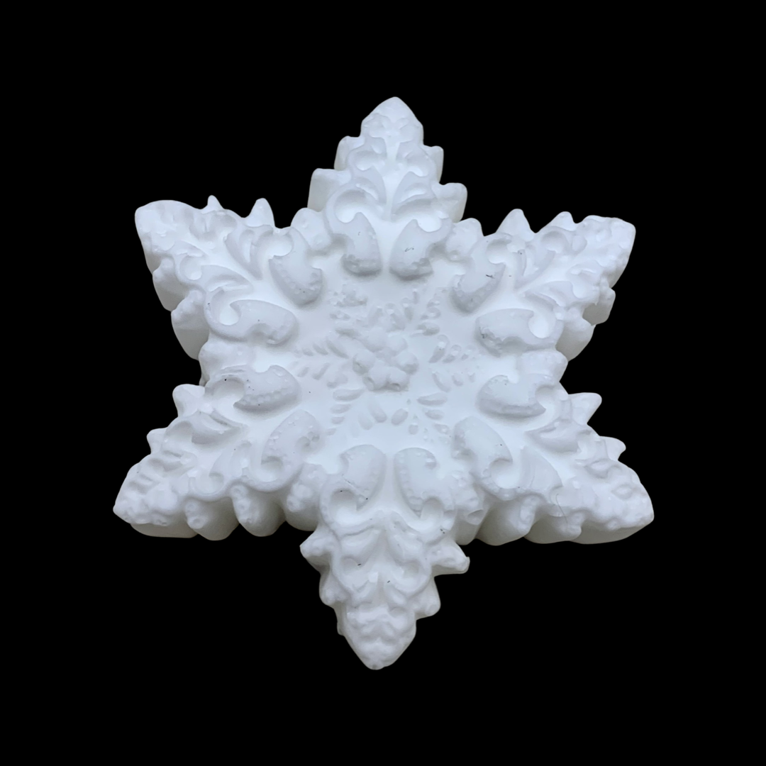 10 Snowflake Soaps
