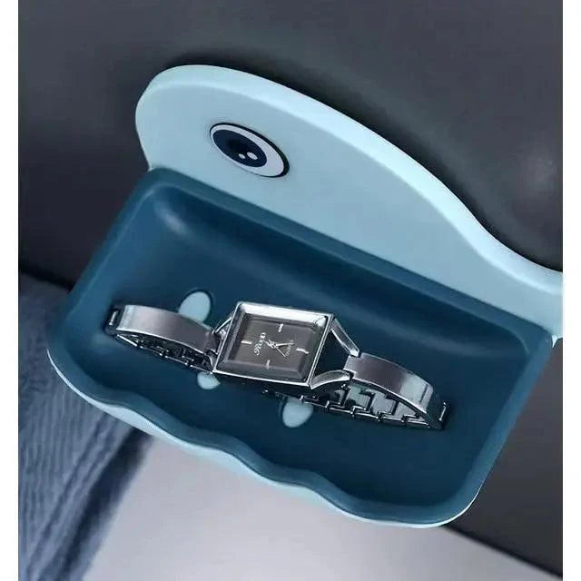 Soap Rack No Drilling Wall Mounted Drain Non Perforated Double Layer Holder Sponge Dish Accessories Magic Soap Dishes Bathroom Cute Soap Dish for Kids Plastic Self Draining Soap Holder for Shower Wall Cartoon Hanging Bathroom Soap Tray with Suction Cup