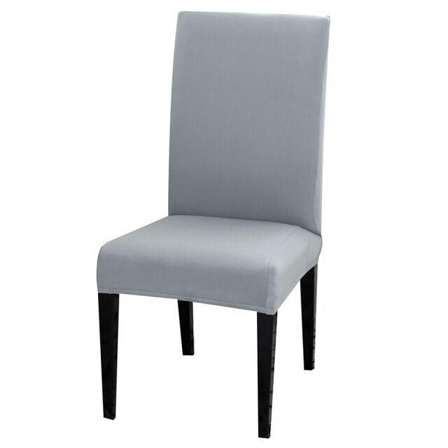 Solid Color Chair Cover Stretch Spandex Seat Cover For Office Wedding Banquet Hotel Home Chair Covers Banquet Chair Seat Protector Slipcover For Home Party Hotel Wedding Ceremony