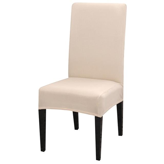 Solid Color Chair Cover Stretch Spandex Seat Cover For Office Wedding Banquet Hotel Home Chair Covers Banquet Chair Seat Protector Slipcover For Home Party Hotel Wedding Ceremony