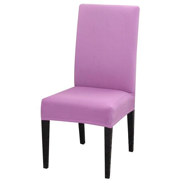 Solid Color Chair Cover Stretch Spandex Seat Cover For Office Wedding Banquet Hotel Home Chair Covers Banquet Chair Seat Protector Slipcover For Home Party Hotel Wedding Ceremony