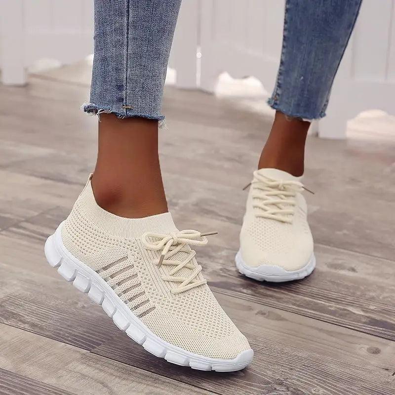 Spring Flat Women's Sneakers Casual Summer Light Mesh Breathable Sport Women Sneakers
