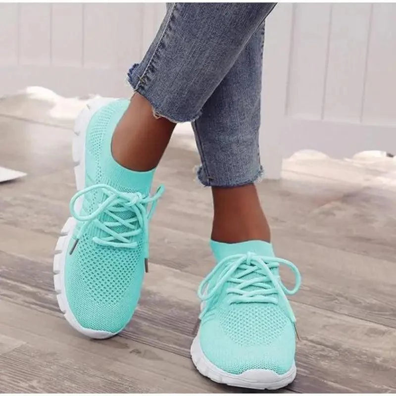 Spring Flat Women's Sneakers Casual Summer Light Mesh Breathable Sport Women Sneakers
