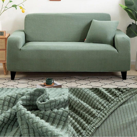Stretch Armchair Slipcover Washable Furniture Protector Thick Sofa Protector Solid Printed Sofa Covers For Living Room Couch Cover Corner Sofa  Water Resistant Couch Cover Furniture Protector