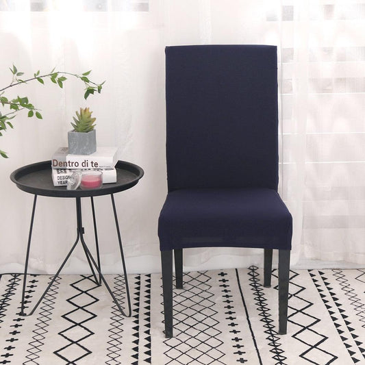 Stretchable Chair Covers Decor Removable And Washable Elastic Seat Parsons Chair Covers Dining Room Chair Slipcovers for Hotel Plain Chair Cover Solid Color Spandex Elastic Removable Stretch High Back For Sofa Armchairs Wedding Hotel Banquet