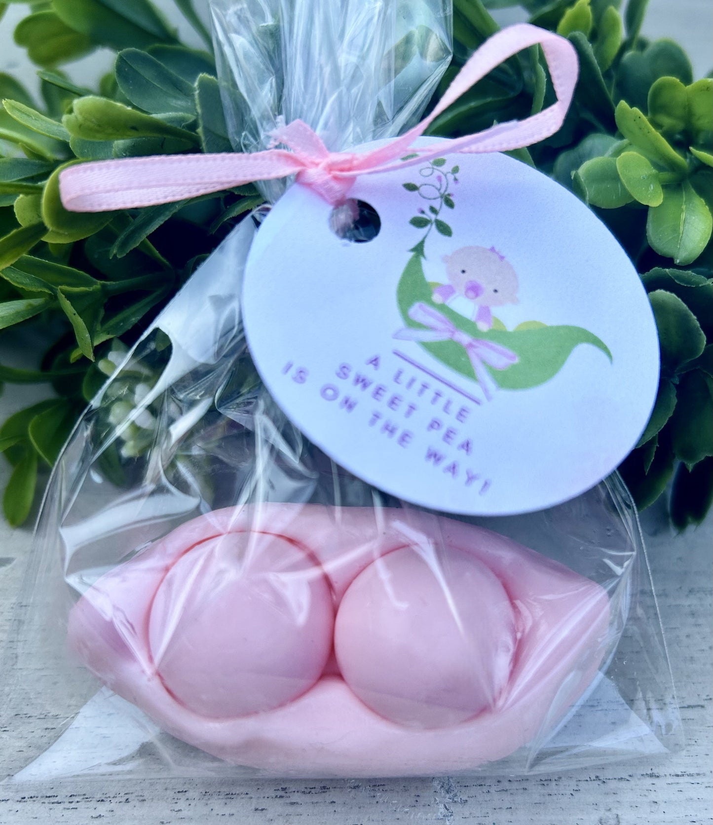 10 Peas in a Pod Soap Party Favors for a girl