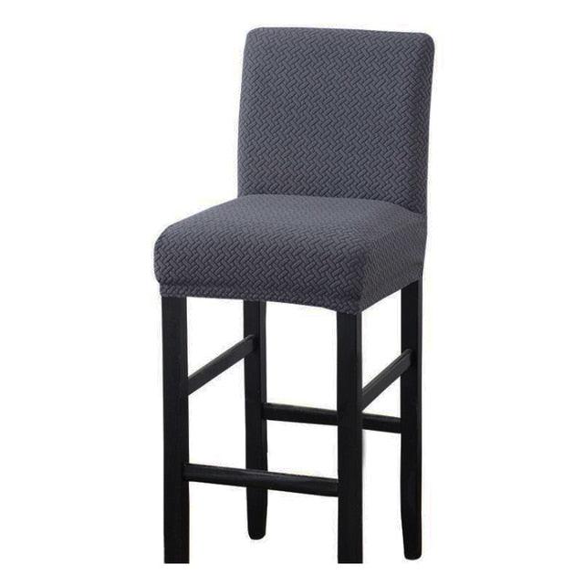 Thick Soft Modern Style Spandex elastic Chair Cover Solid Seat Covers for Bar Stool Chairs Slipcover Home Hotel Banquet Dining Chair Decoration For Liveing room