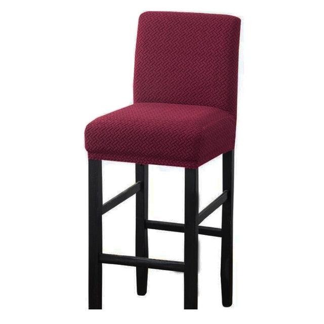 Thick Soft Modern Style Spandex elastic Chair Cover Solid Seat Covers for Bar Stool Chairs Slipcover Home Hotel Banquet Dining Chair Decoration For Liveing room