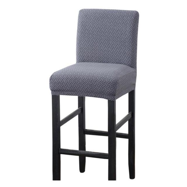 Thick Soft Modern Style Spandex elastic Chair Cover Solid Seat Covers for Bar Stool Chairs Slipcover Home Hotel Banquet Dining Chair Decoration For Liveing room