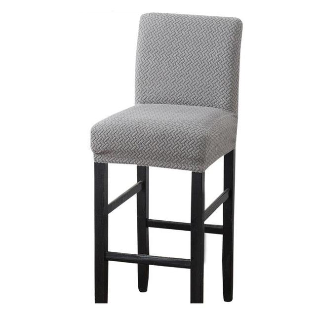 Thick Soft Modern Style Spandex elastic Chair Cover Solid Seat Covers for Bar Stool Chairs Slipcover Home Hotel Banquet Dining Chair Decoration For Liveing room