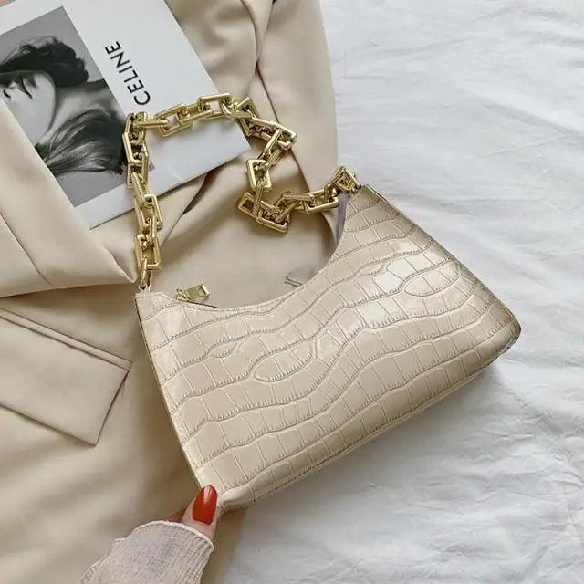Unique Design Luxury  Pattern Zipper Handbags With Stylish Texture Simple and Small Square Bags for Women