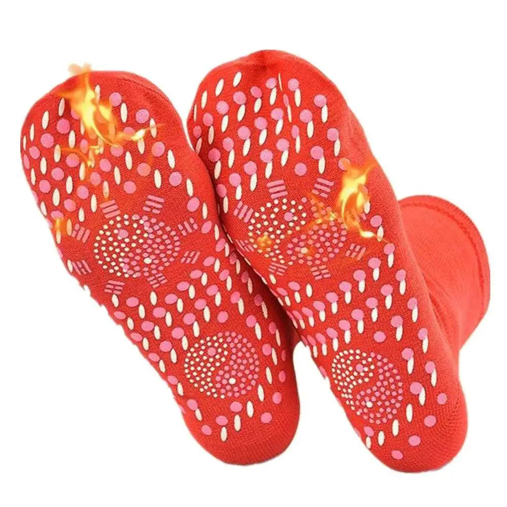 Unisex Self-heating Magnetic Socks  Self-warming Comfortable Winter Warm Massage Soft Pain Relieve Socks