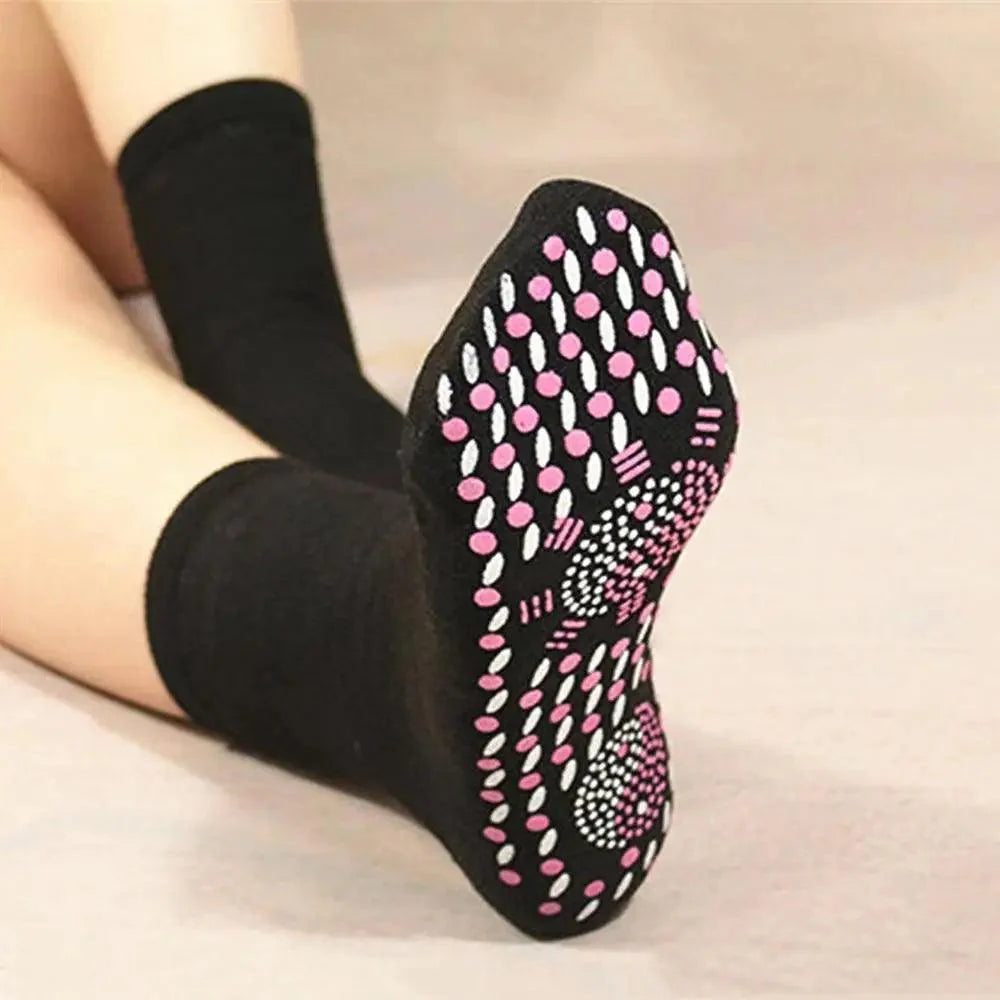 Unisex Self-heating Magnetic Socks  Self-warming Comfortable Winter Warm Massage Soft Pain Relieve Socks