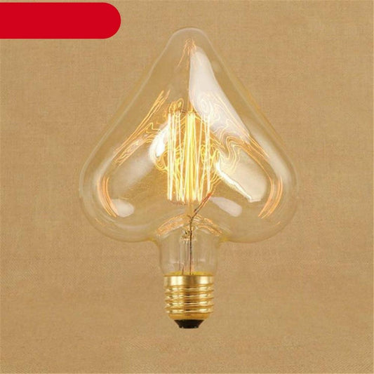 Vintage Living Room Decoration Edison Bulb Heart Retro Bulbs Decor Lamp Vintage Lamp And Home Decor Holiday Night Light Lamp LED Vintage Heart Shaped Light For Bedroom