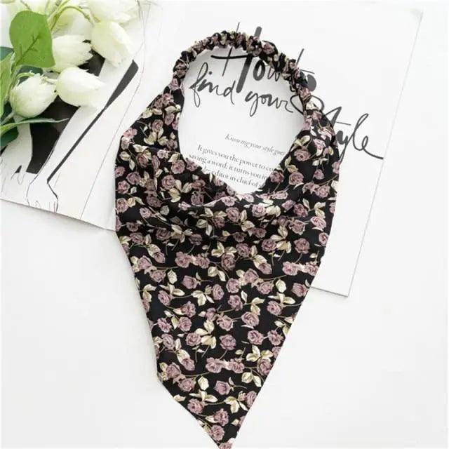 Vintage Style Women's Bandana Hair Band Scarf Print Paisley Bandanas Headwear Wrist Head Wrap Hair Scarf Headwear Hair Accessories Gifts