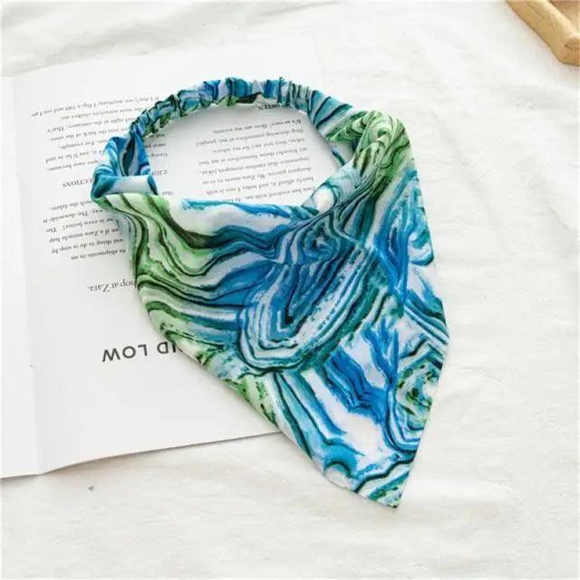Vintage Style Women's Bandana Hair Band Scarf Print Paisley Bandanas Headwear Wrist Head Wrap Hair Scarf Headwear Hair Accessories Gifts