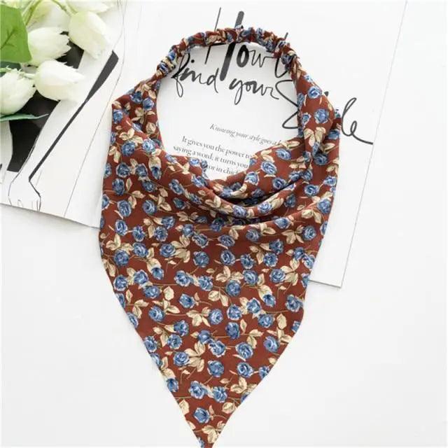 Vintage Style Women's Bandana Hair Band Scarf Print Paisley Bandanas Headwear Wrist Head Wrap Hair Scarf Headwear Hair Accessories Gifts