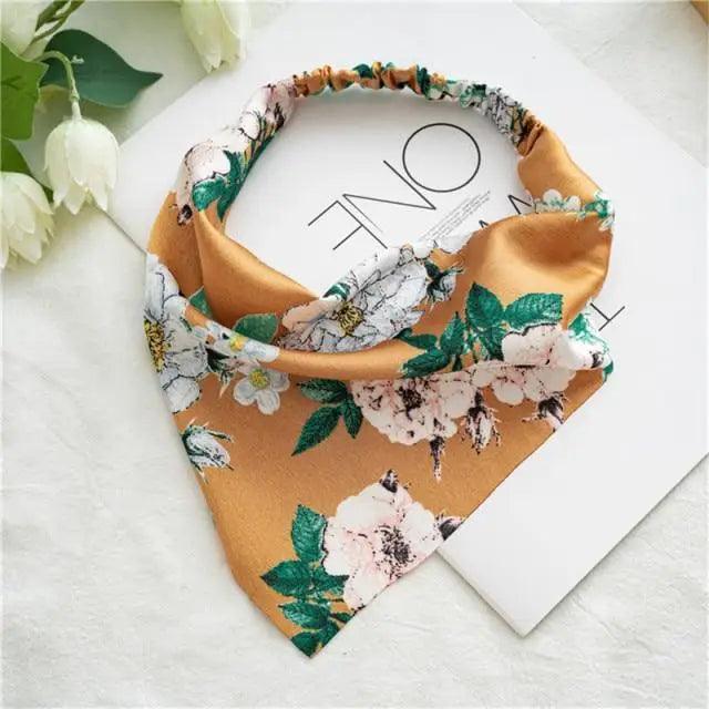 Vintage Style Women's Bandana Hair Band Scarf Print Paisley Bandanas Headwear Wrist Head Wrap Hair Scarf Headwear Hair Accessories Gifts