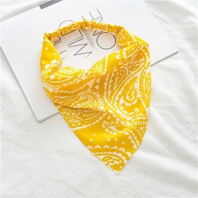 Vintage Style Women's Bandana Hair Band Scarf Print Paisley Bandanas Headwear Wrist Head Wrap Hair Scarf Headwear Hair Accessories Gifts