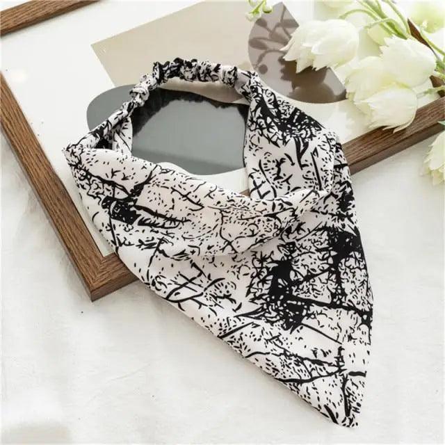 Vintage Style Women's Bandana Hair Band Scarf Print Paisley Bandanas Headwear Wrist Head Wrap Hair Scarf Headwear Hair Accessories Gifts