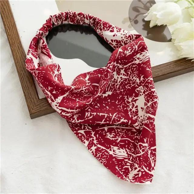 Vintage Style Women's Bandana Hair Band Scarf Print Paisley Bandanas Headwear Wrist Head Wrap Hair Scarf Headwear Hair Accessories Gifts