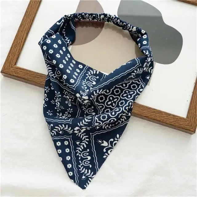 Vintage Style Women's Bandana Hair Band Scarf Print Paisley Bandanas Headwear Wrist Head Wrap Hair Scarf Headwear Hair Accessories Gifts