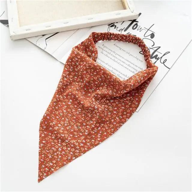 Vintage Style Women's Bandana Hair Band Scarf Print Paisley Bandanas Headwear Wrist Head Wrap Hair Scarf Headwear Hair Accessories Gifts