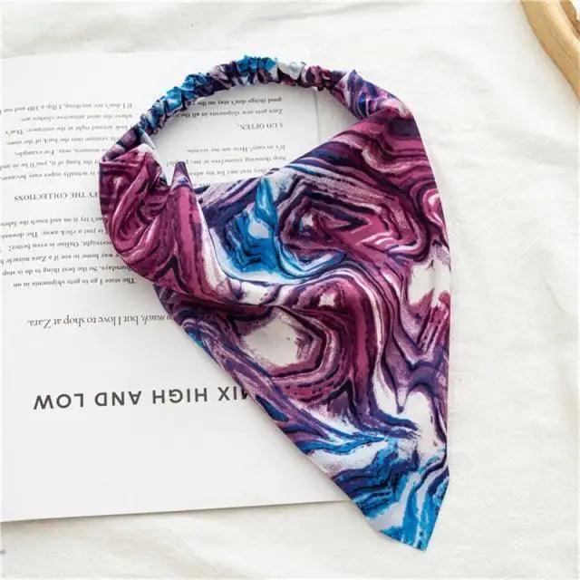Vintage Style Women's Bandana Hair Band Scarf Print Paisley Bandanas Headwear Wrist Head Wrap Hair Scarf Headwear Hair Accessories Gifts