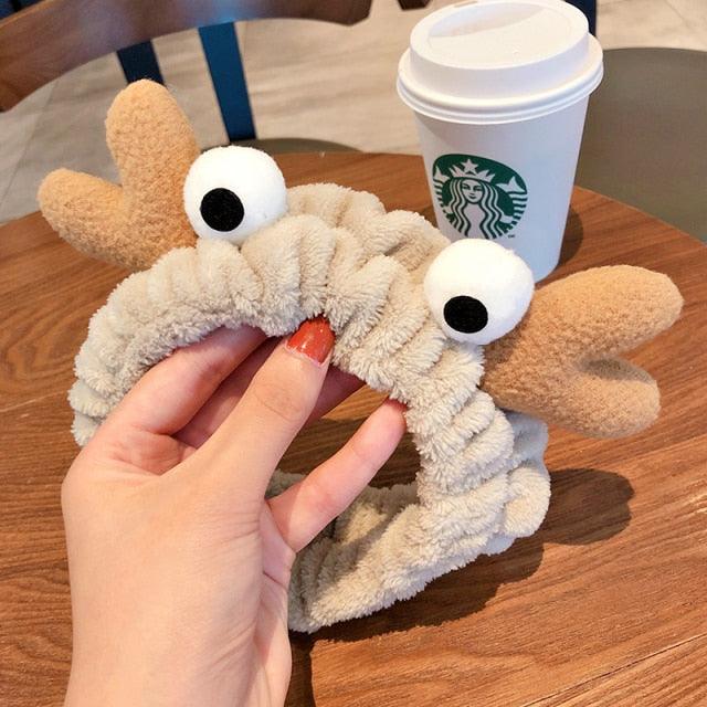 Wash Face Women Girls Hairbands Soft Warm Coral Fleece Bow Animal Ears Headbands Headwear Hair Bands Turban Gorgeous Hair Accessories For Women