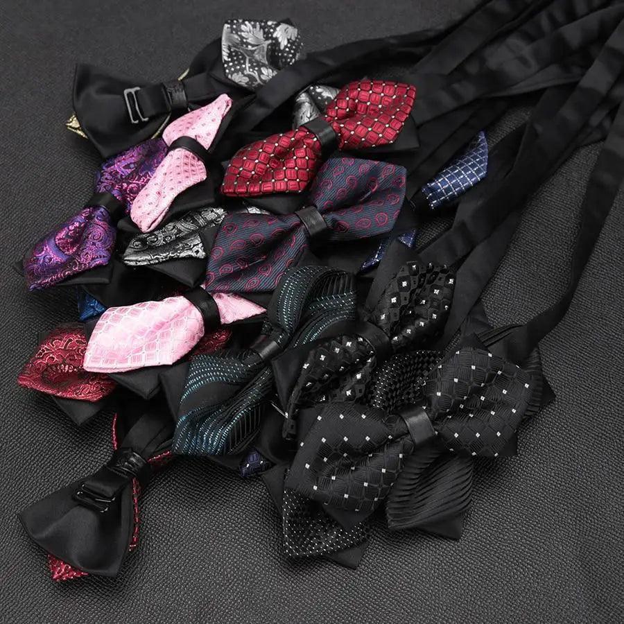 Wedding Men Butterfly Bowtie Formal Bow Ties Beautiful Printed Men Luxury Adjustable Business Bowties